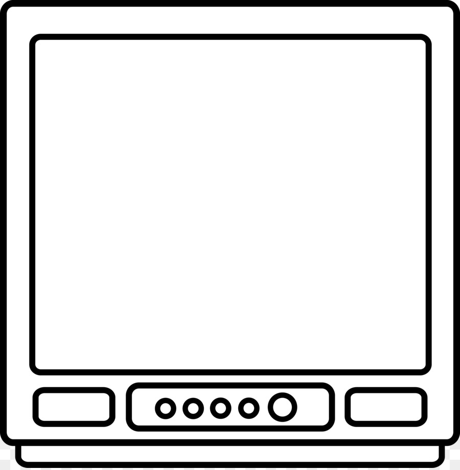900x920 Drawing, Television, Sketch, Transparent Png Image Clipart Free
