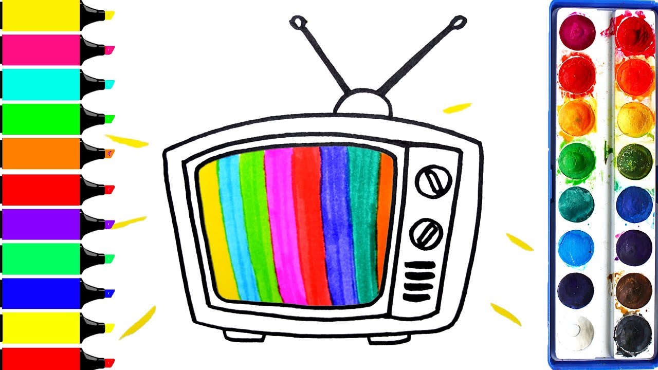 1280x720 Tv Coloring