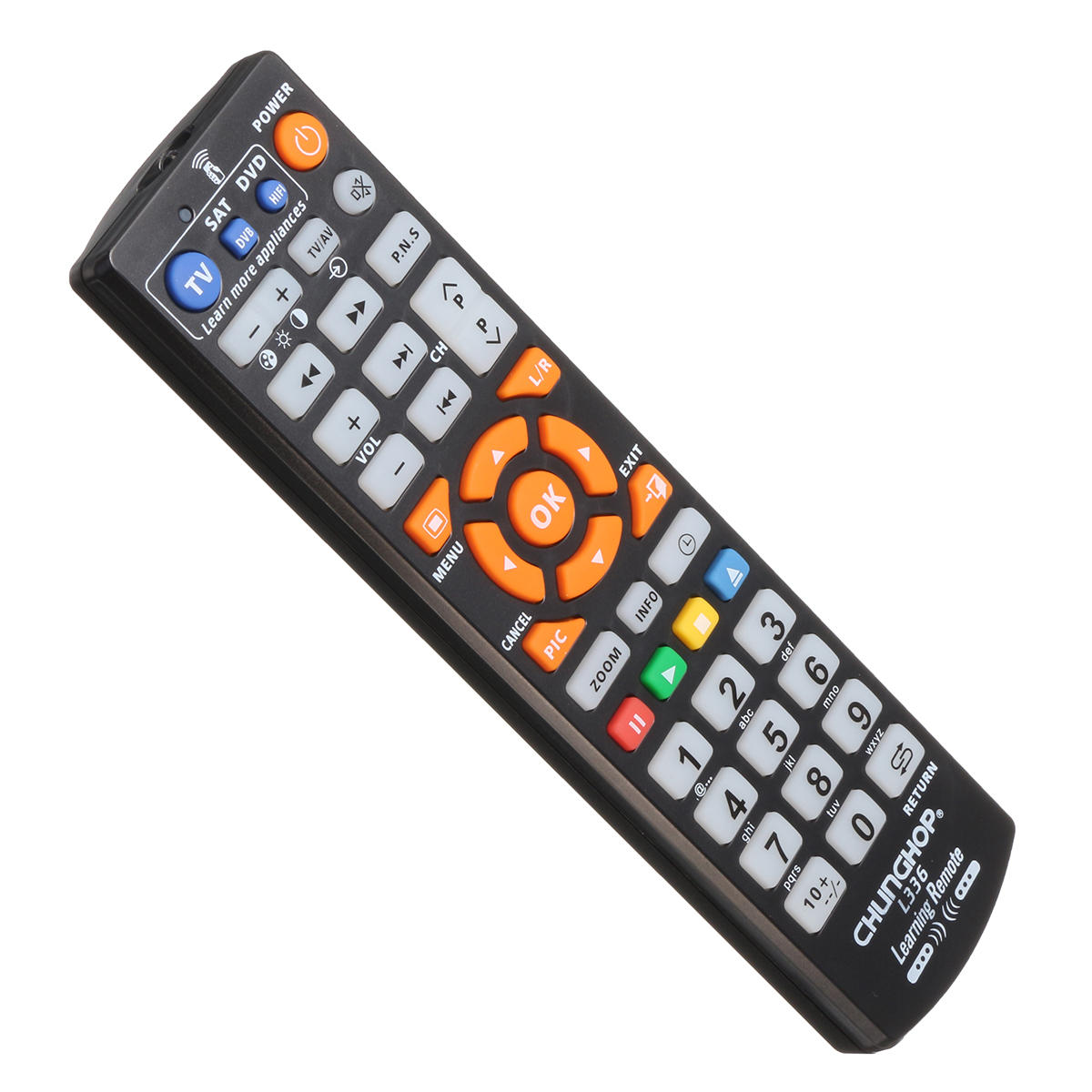 1200x1200 Chunghop Universal Learning Remote Control Controller