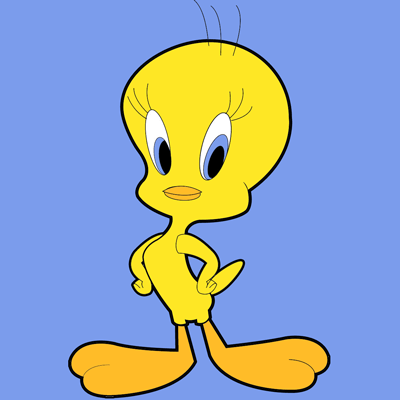 400x400 How To Draw Tweety Bird From Looney Tunes With Easy Steps Drawing