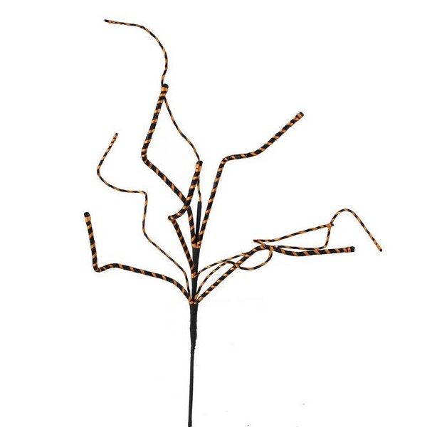 600x600 Black Orange Twig Spray