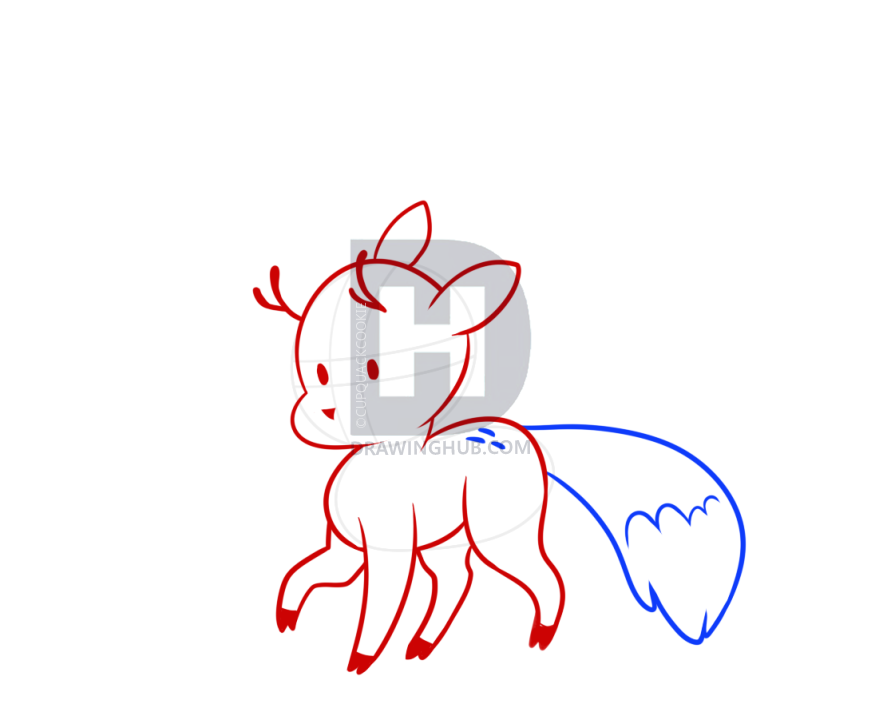 891x720 How To Draw Twig From Hilda, Step