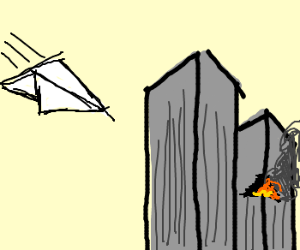 300x250 Paper Airplane Crash