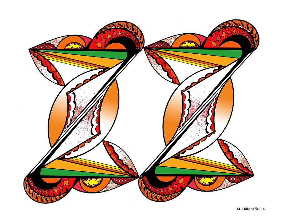 900x707 Twins Drawing