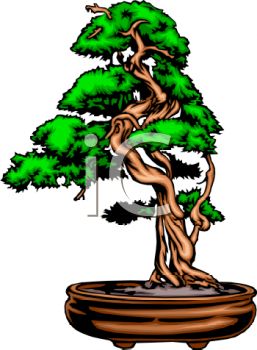 257x350 Clipart Of A Twisted Tree, Free Download Clipart