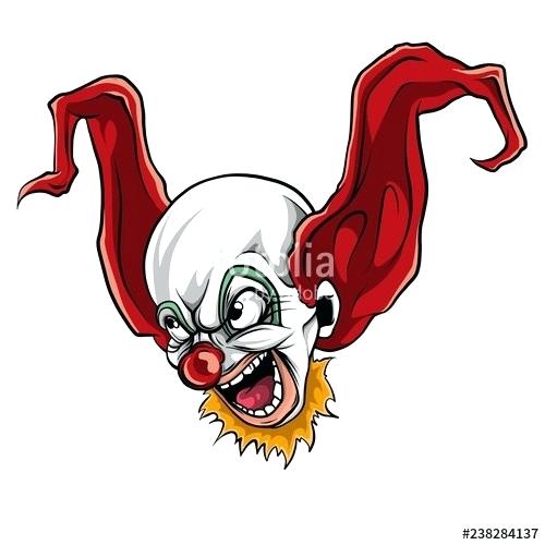 500x500 killer clown drawings face evil killer clown cool killer clown