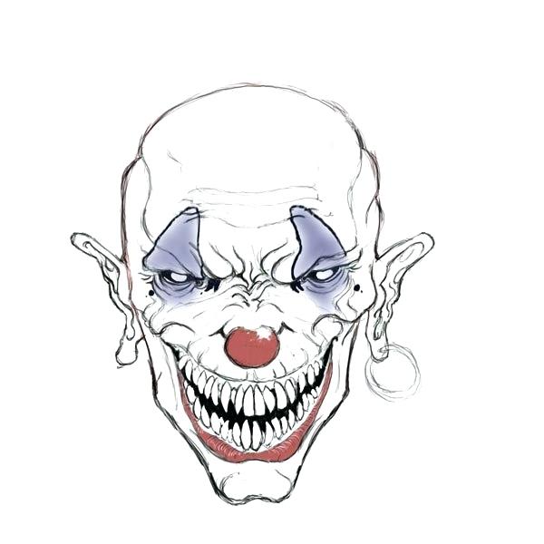 600x600 killer clown drawings killer clown painting twisty the clown