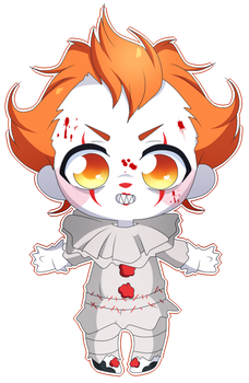 228x350 Minimalizm Pennywise The Clown, Horror