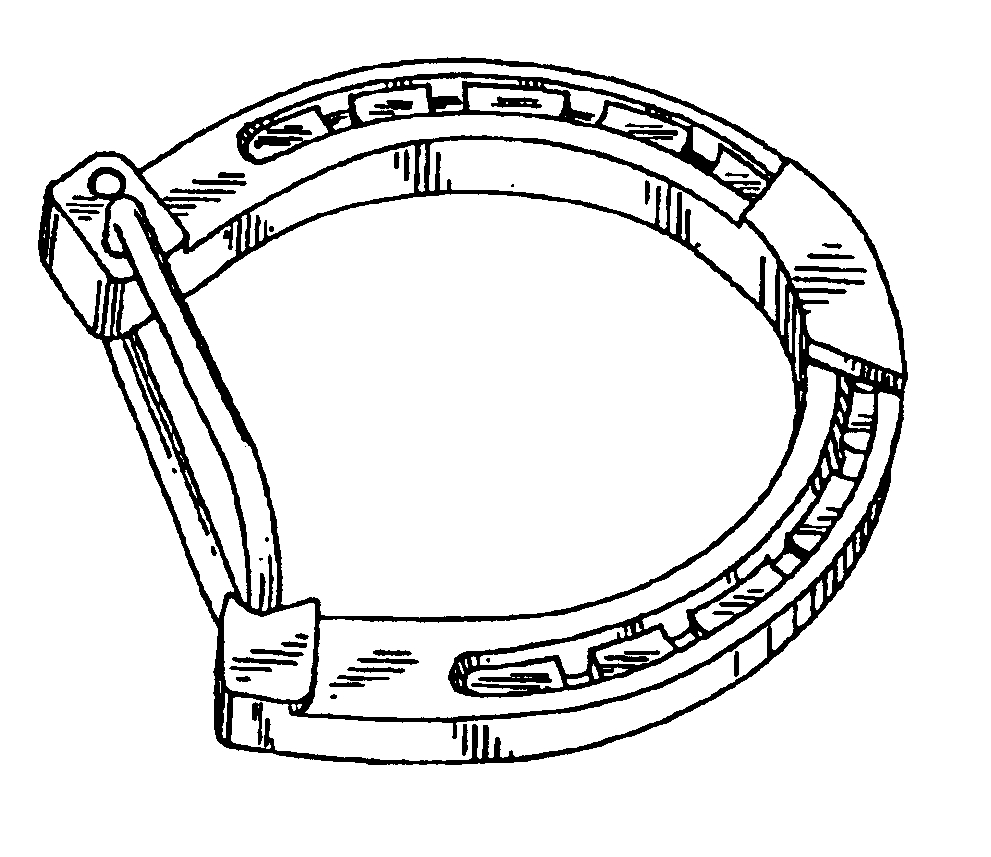 991x857 Horseshoe Drawing Two For Free Download