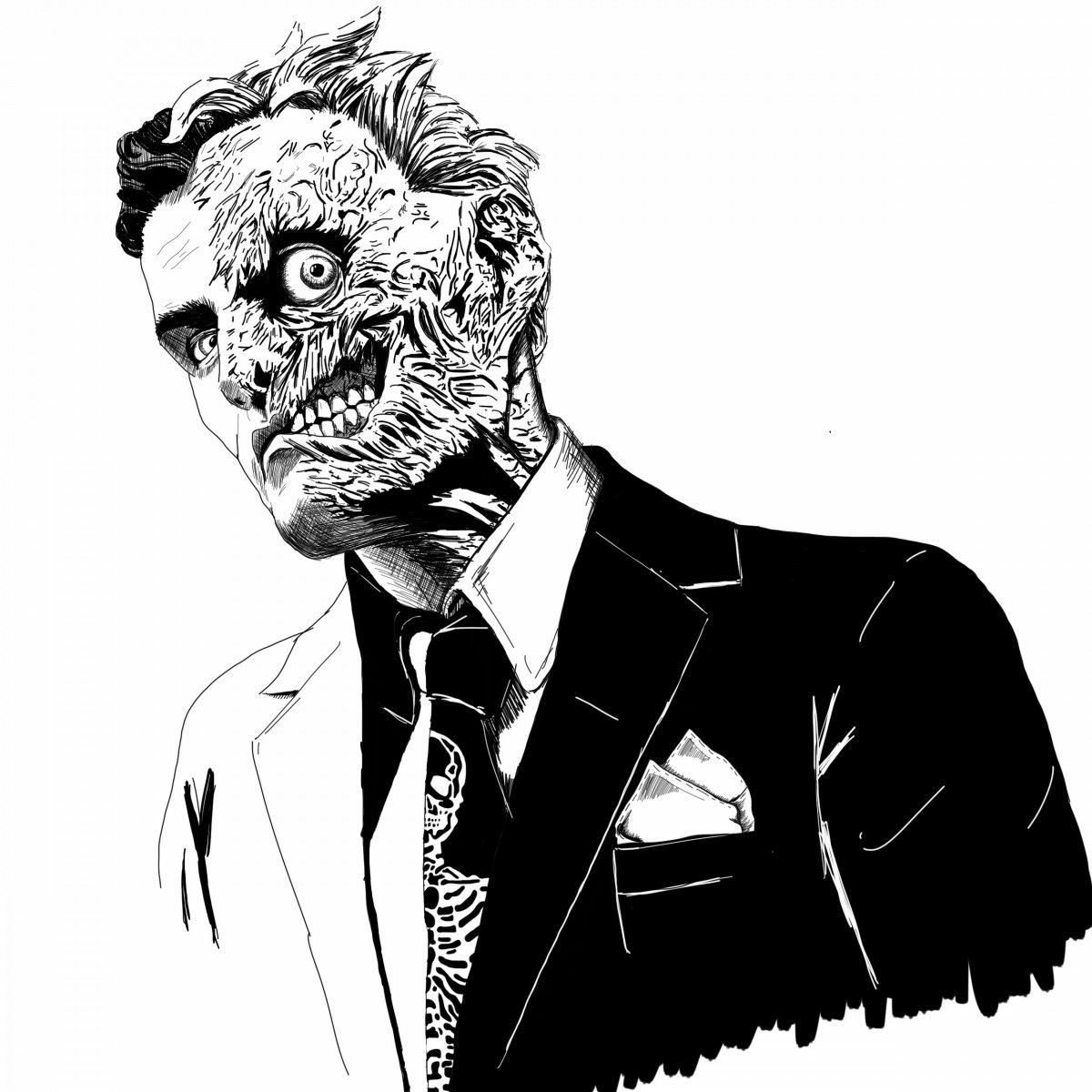 1200x1200 Harvey Two Face Design Communication Two Face Batman, Face