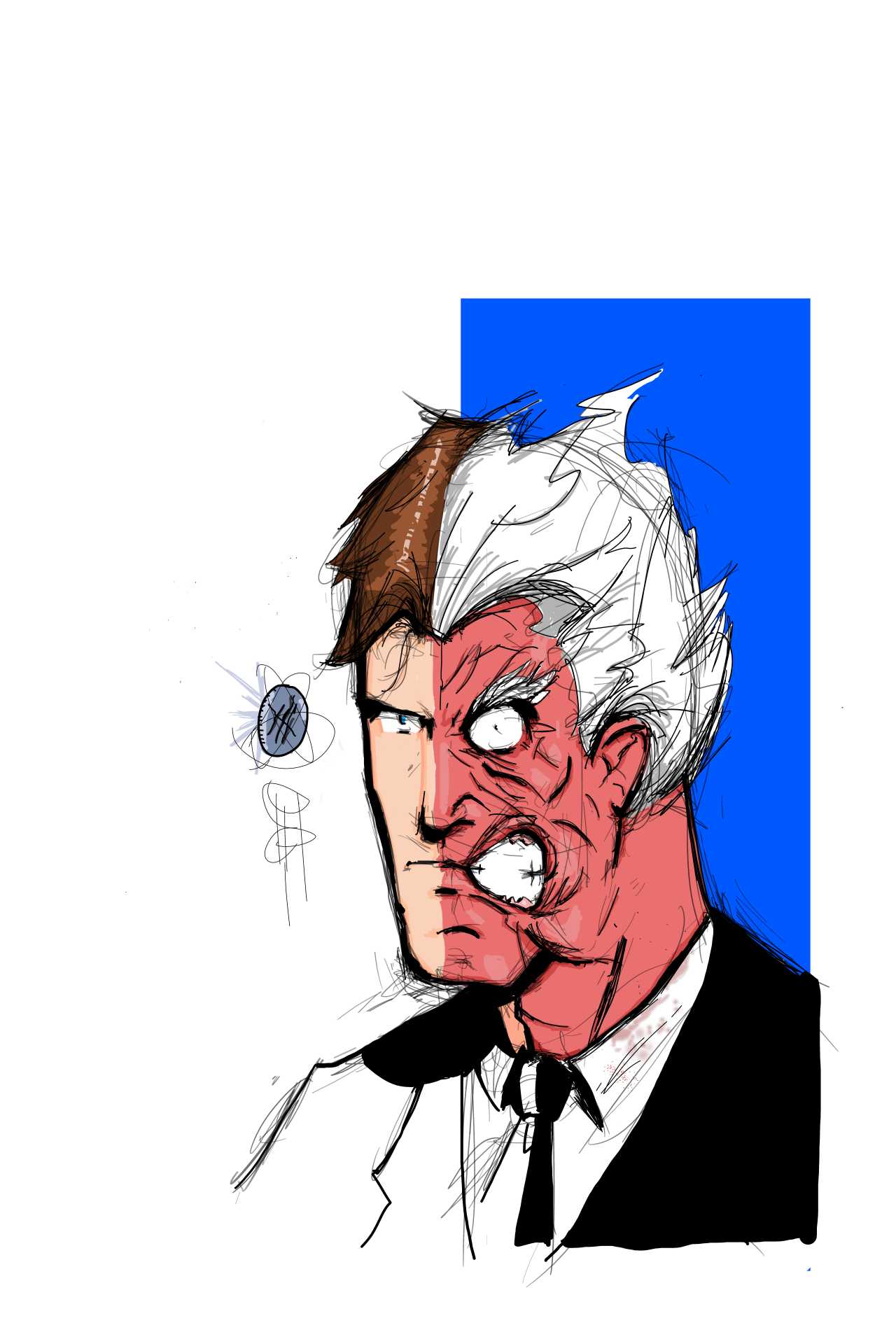 1280x1920 Heads, I Save Gotham City Tails, I Make It Bleed