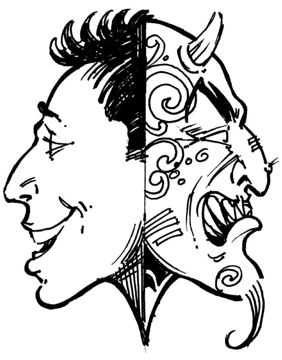 990x1264 Sinone The Warden Postrhthewardenpostnet Sinone Two Face Drawing