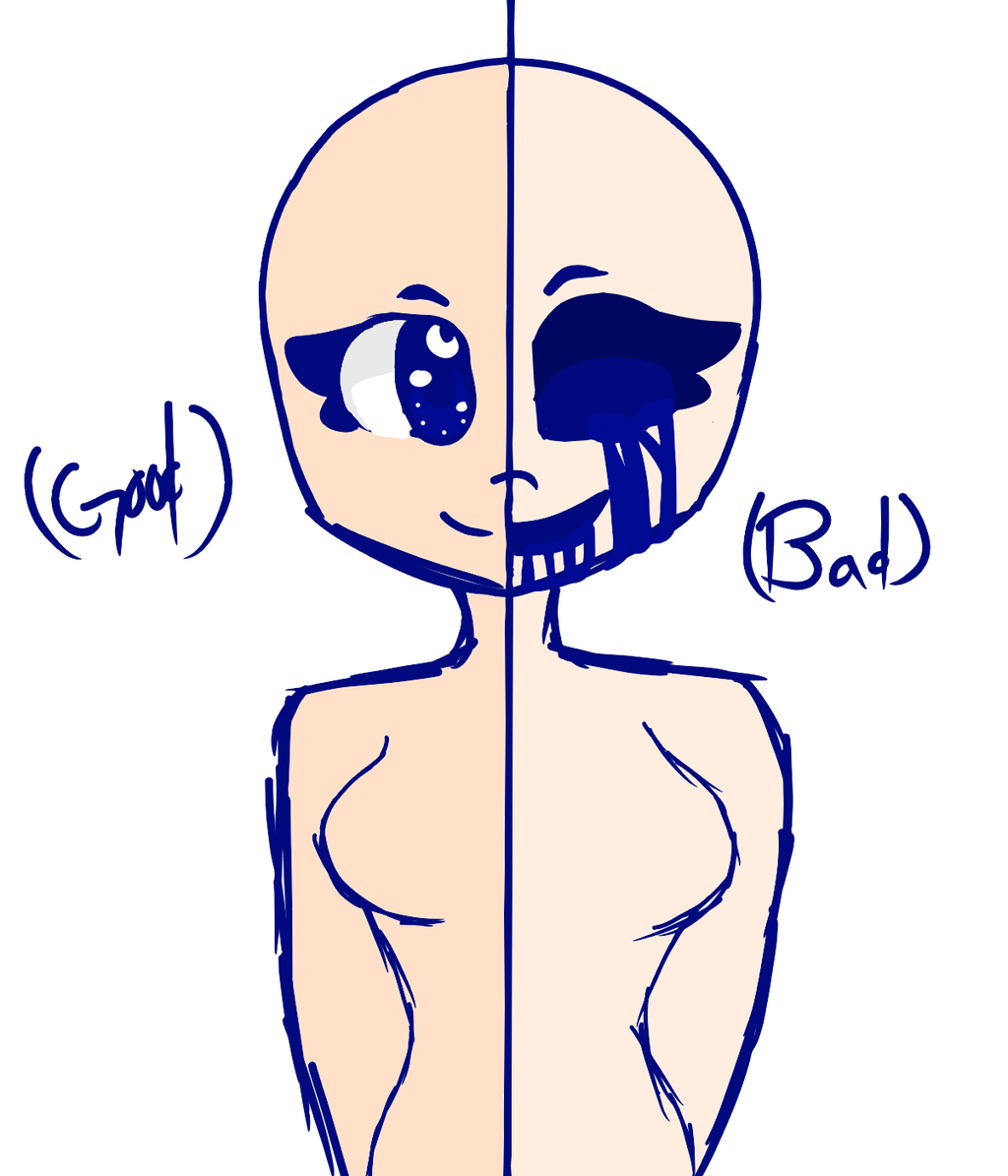 1024x1195 Two Faces, One Person