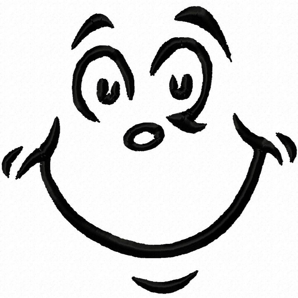 1024x1024 Digi Dolls Thing Thing Face Machine Embroidery Design