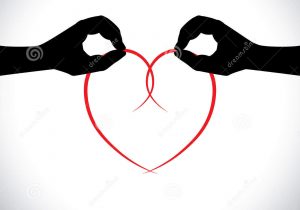 300x210 How To Draw Two Hands Holding A Heart How To Draw Heart Hands