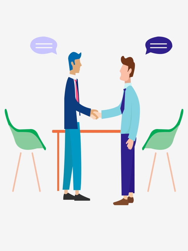 640x856 two business men shaking hands drawing, two business men shaking