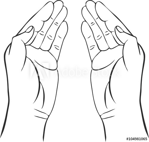 500x478 Two Hands With Open Palms