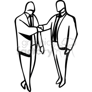 300x300 Two Men Shaking Hands Clipart Royalty Free Clipart
