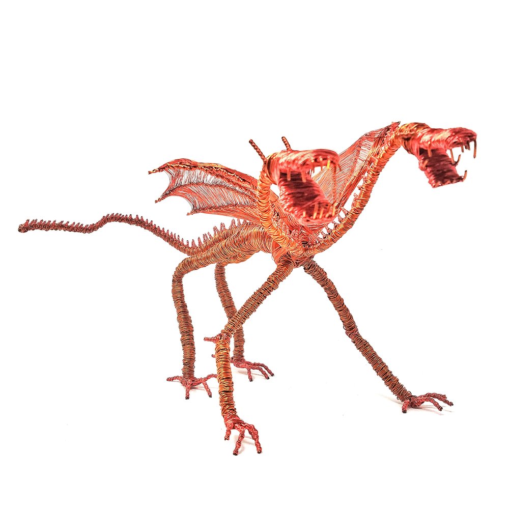 1000x1000 Two Headed Dragon Drawing