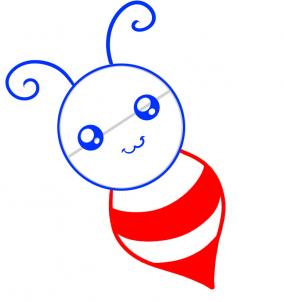 284x302 How To Draw How To Draw A Bee For Kids