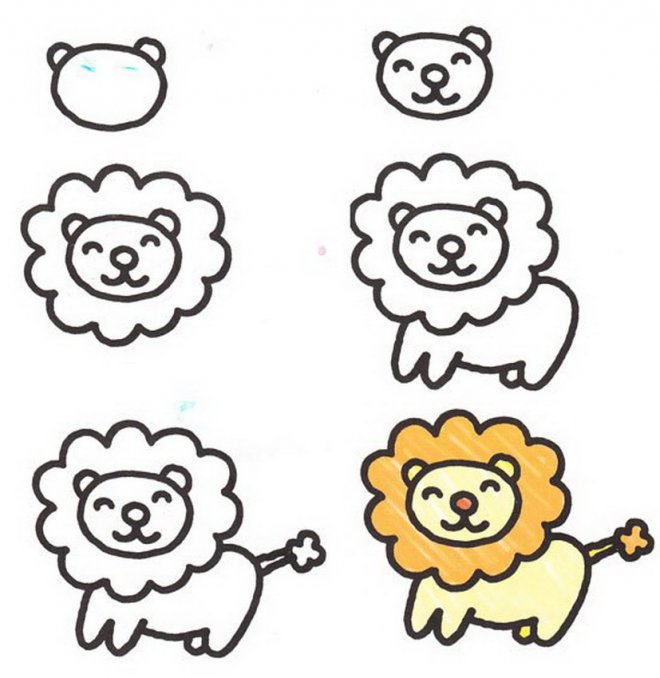660x678 Simple Drawing For Kids Step