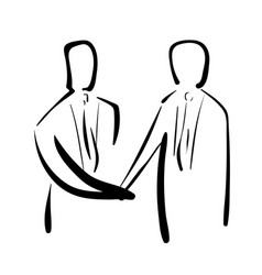 238x250 Huge Collection Of 'people Shaking Hands Drawing' Download More