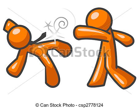 450x348 Two People Fighting Group With Items