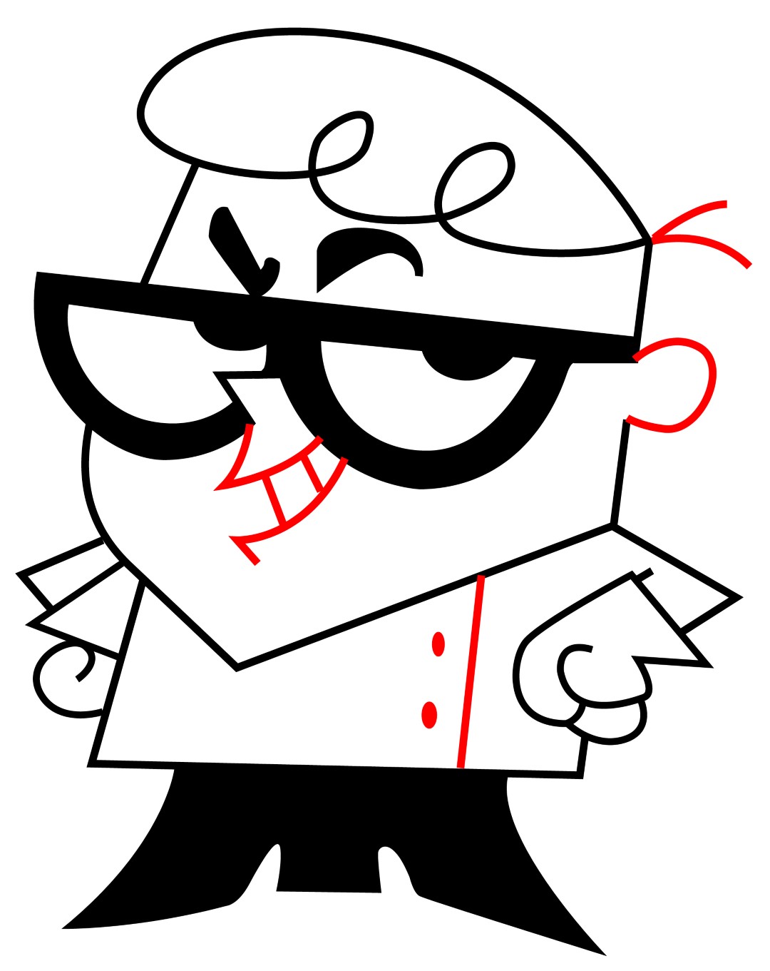 1080x1361 how to draw dexter from dexter's laboratory