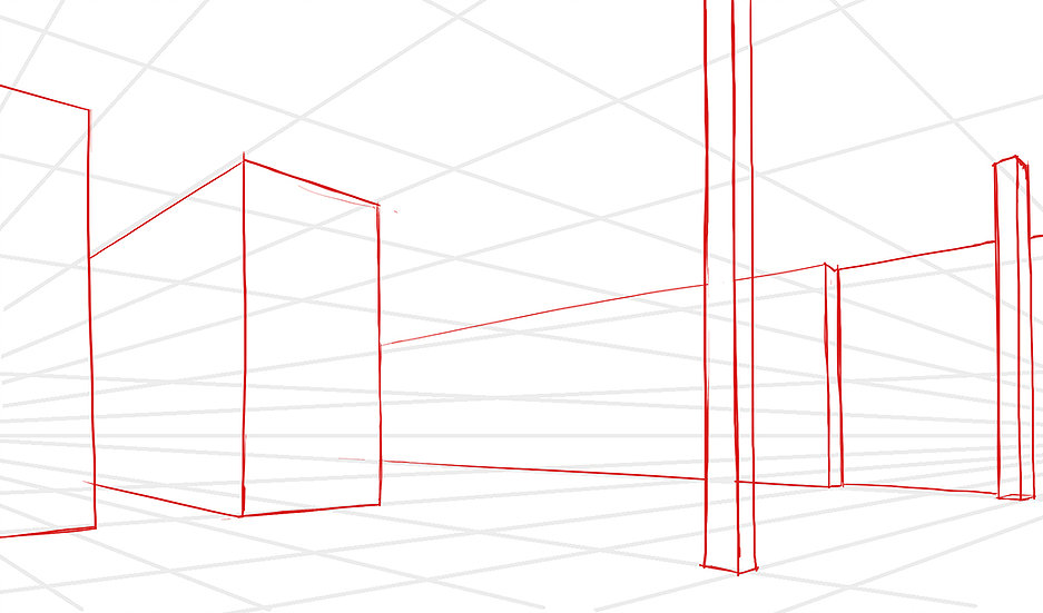 937x551 How To Draw A Scene In Two Point Perspective