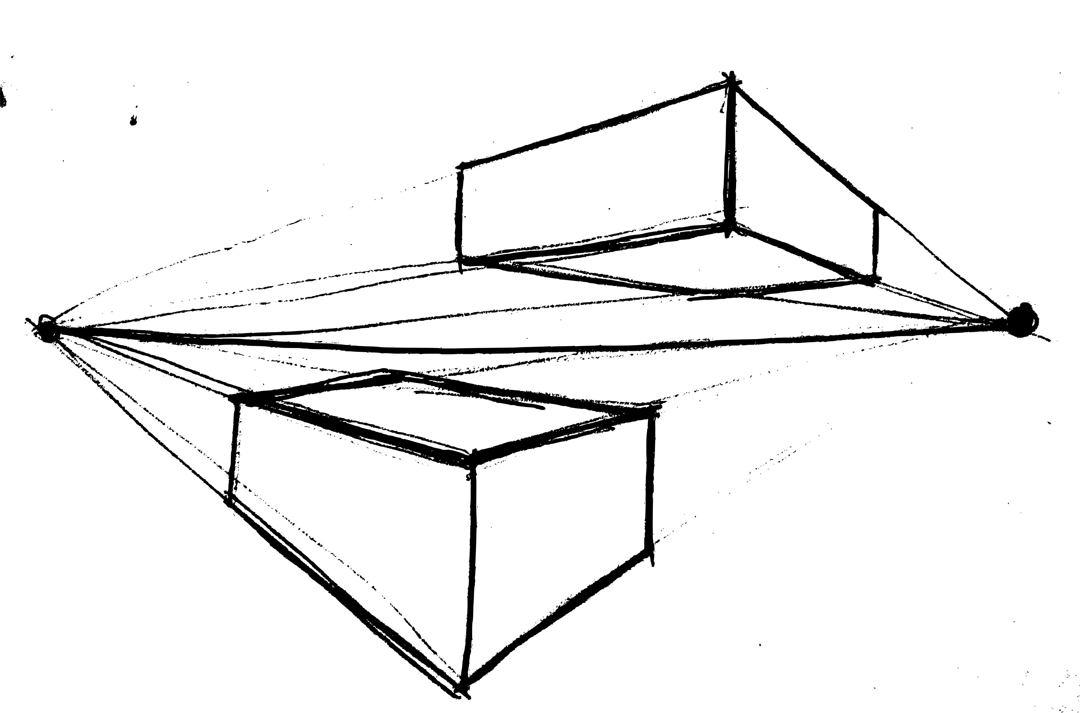 3580x2363 Two Point Perspective Clipart