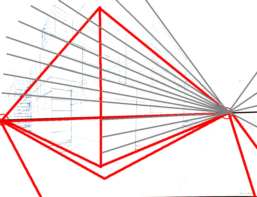 1000x770 Two Points Perspective And Three Points Perspective Nahid Sikander