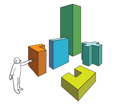 450x348 Draw Forms On A Grid In Two Point Perspective Art Lesson