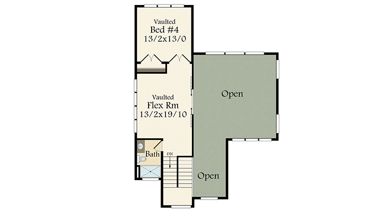 750x432 Open Concept Modern House Plan With Private Bedrooms