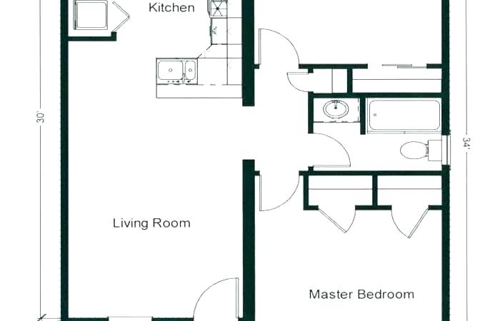 700x450 Small Two Story House Plan One Story Two Bedroom House Plans Small