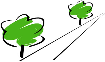 336x198 perspective drawing two trees artsy bitsy