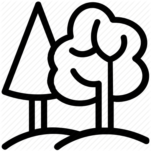 512x512 Ecology, Greenery, Nature, Trees, Two Trees Icon