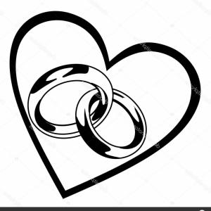 Two Wedding Rings Drawing | Free download on ClipArtMag
