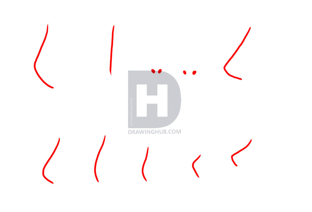 1000x679 How To Draw Manga Noses, Step