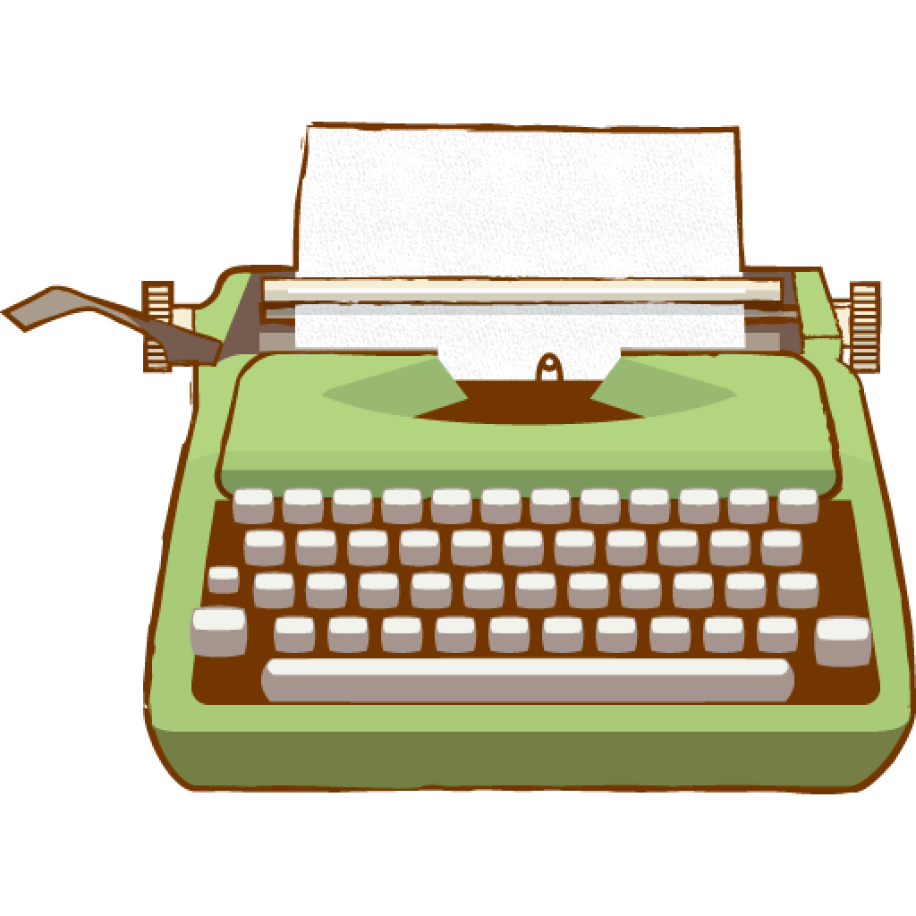 1024x1024 Collection Of Free Typewriter Drawing Clipart Download On Ui Ex