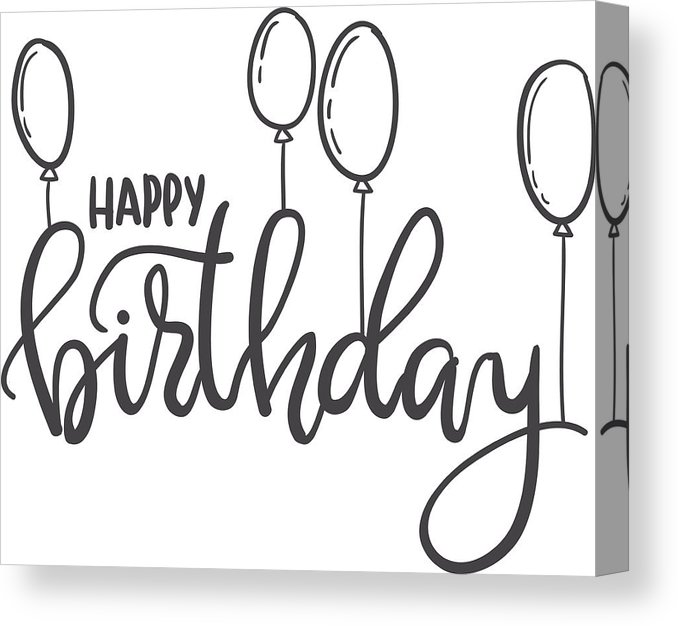 678x626 Happy Birthday Hand Lettering Typography Template For Posters