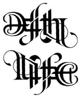 280x337 Typographic Drawing Real Life, Picture