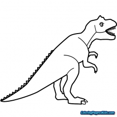 230x230 Smart Idea T Rex Skeleton Coloring