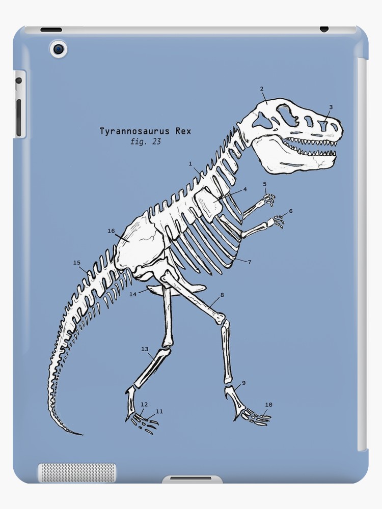 750x1000 T Rex Dinosaur Skeleton Ipad Cases Skins