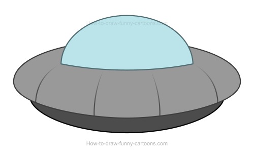 500x306 How To Draw A Cartoon Ufo