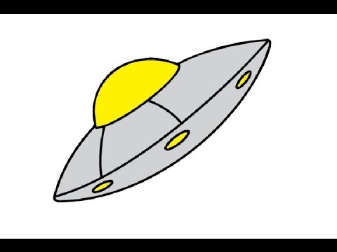 480x360 How To Draw An Ufo Easy Step