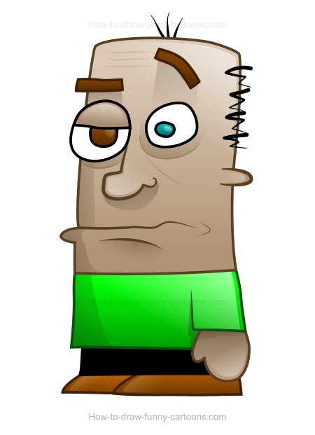 450x621 How To Draw An Ugly Cartoon Character