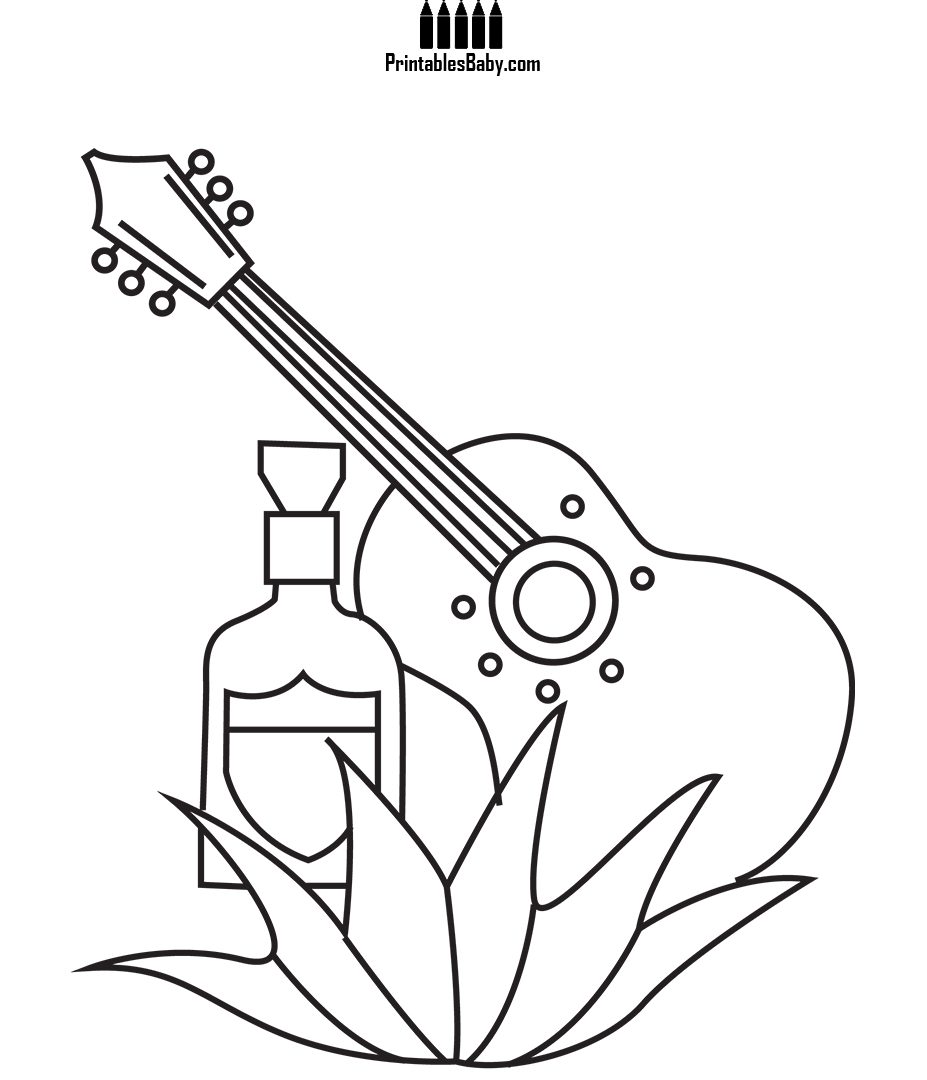 927x1080 Cinco Mayo Coloring Pages Printable Football