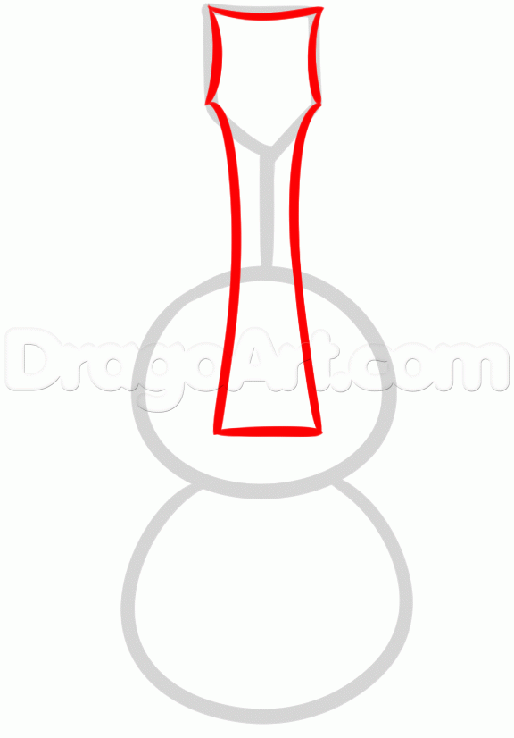 576x826 Draw A Ukulele, Step