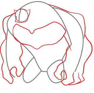 302x300 Draw Ultimate Humungousaur, Step