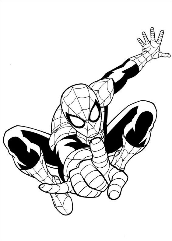 565x792 Spiderman Lineart Ultimate Spiderman For Free Download